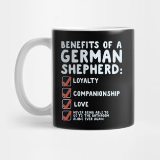 Benefits Of A German Shepherd Mug
